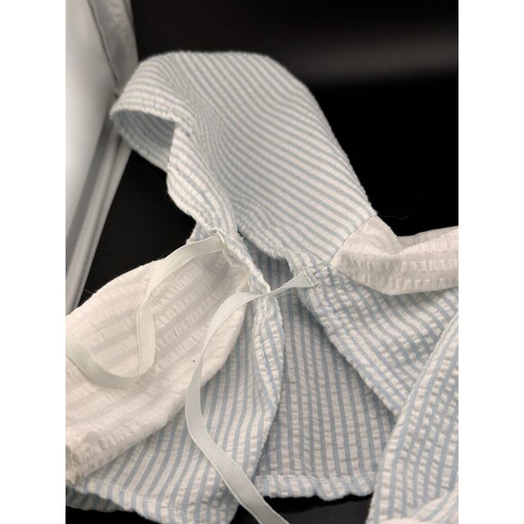 Mattel My Child Doll Vtg 1985 Blue White Stripe Seersucker Set Embroidered VGUC - Picture 6 of 14